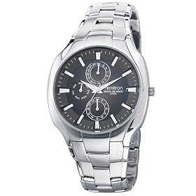 Armitron Men's Silver-Tone Round Sub Dial Dress Watch #20-4419BNSV