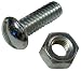 Pico 9710M 3/16 x 1/2 Slotted Round Head Stove Bolts w/Hex Nut 6 Sets per Package