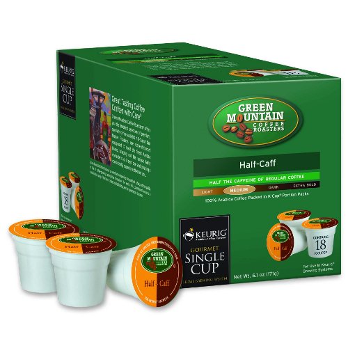 Green Mountain Half-Caff Coffee K-Cup 108 Pack