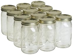 Kerr 0519 wide mouth jar quart, 32oz