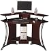 Bush Ind. HM98600-03 Tacoma Corner Computer Desk in Harvest Cherry