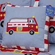 Cotton Fire Truck Pillow Cotton Fire Truck Pillow
