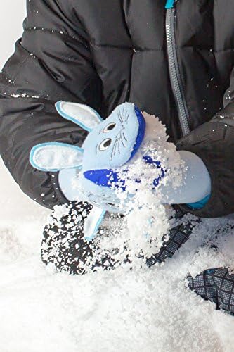 Sputtens Sock Puppet Mittens, Water Resistant Fleece, Blue, Barrett & Harry