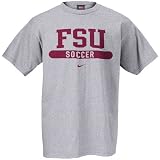Nike - Nike Florida State Seminoles (FSU) Ash Soccer T-shirt