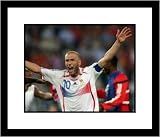 Zinedine Zidane France Framed 8x10 Photograph Goal Celebration