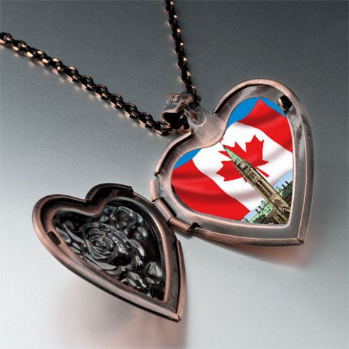Canada Photo Italian Pendant Necklace