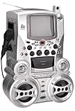 Singing Machine STVG-718 CD+G Karaoke System with Monitor and Cassette
