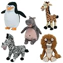 TY BEANIE BABIE MADAGASCAR SET OF 5