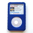 Apple iPod Classic (6th Generation) Soft Rubber Silicone Cover Protector Skin Case Blue