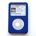 Apple iPod Classic (6th Generation) Soft Rubber Silicone Cover Protector Skin Case Blue