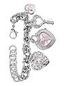 GUESS Stainless Steel Charm Bracelet Watch