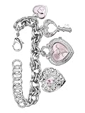 GUESS Stainless Steel Charm Bracelet Watch