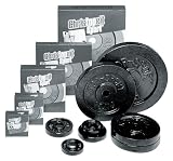 Christopeit Gusseisen Hantelscheibenset 30 mm 2 x 5,0 Kg Schwarz