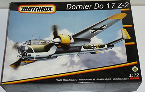 VINTAGE MATCHBOX 1/72nd SCALE DORNIER Do17 Z-2 MODEL PLANE KIT #40417 BRAND NEW