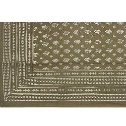 Cotton Bed Sheets from India for Home Interiors Twin Size (bssht656)
