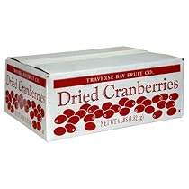 Traverse Bay Dried Cranberries, 4-Pound Box