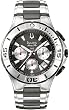 Stainless Steel Marine Star Chronograph Black Dial
