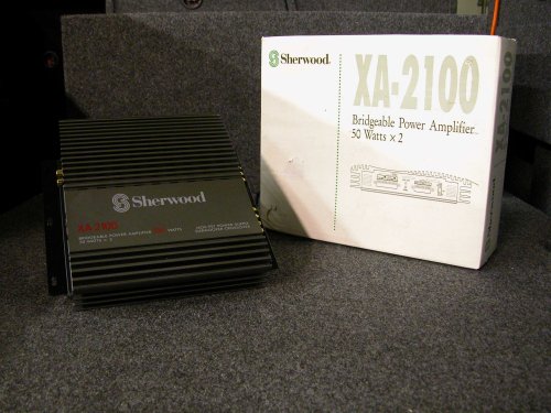 SHERWOOD XA-2100 2 CHANNEL 50w X 2 WATT POWER AMPLIFIER