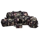 5pc Luggage Set with Invisible Camo Design