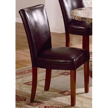 Set A Shopping Price Drop Alert For Atrium Brown Leather Parson Chairs (Set of 2)