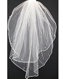 Matching Veil for Communion Dress, Length 26