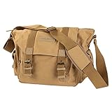 K&F Concept ショルダーバッグ カメラバッグ キャンバス カーキ色 一眼レフカメラバッグ おしゃれ カメラケース コンパクト Nikon Sony Pentax Canon対応