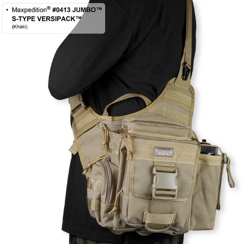 Maxpedition Jumbo S~Type Versipack - Khaki - One Size