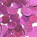 20mm Sequins Center Hole Bright Violet Purple Metallic. Couture Paillettes. Made in USA
