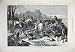 1873 FOX HUNTING SPORT MEN HORSES HOUNDS DOGS COUNTRY