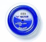 picture of Victor Double Dot 1, 25 mm Reel Squash string - Blue, 110 M