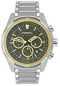 Fossil CH2545 Gents Stainless Steel Bracelet Watch With Black and Yellow Dial