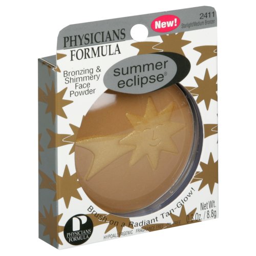 Physicians Formula Summer Eclipse Bronzing & Shimmery Face Powder, Starlight/Medium Bronzer 2411
