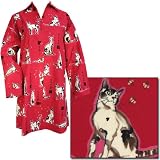 The Cat's Pajamas Haiku Cat Flannel Nightshirt