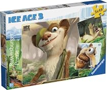 Ravensburger Ice Age 3, 3x49 piece jigsaw puzzle