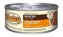 NUTRO Minced Adult Wet Cat Food, Chicken, 3 oz. (Pack of 24)
