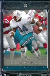 2000 Upper Deck Legends # 25 Earl Campbell Houston Oilers Football Card - Mint Condition - Shipped In Protective ScrewDown Display Case!