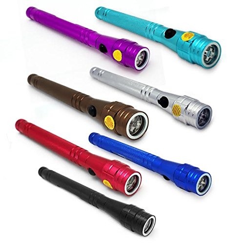 Light On Magnetic Telescopic Flashlight 3 in 1 Equipped with Magnet on Both Ends and 3 LED Lights Most Efficient Helping Hand Tool Expandable Adjustable Powerful Flexible Elegant Durable & Bright