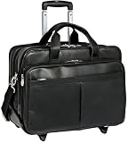 Review McKlein  / McKlein ROOSEVELT Leather Wheeled Laptop Case Laptop Backpacks