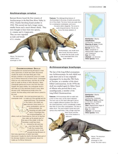 Cover image : The Illustrated Encyclopedia of Dinosaurs