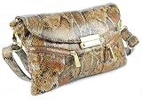 Animal Print Handbag - Snake Clutch, Hobo or Shoulder Bag SR SQUARE SONDRA ROBERTS