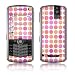 Dots Peach Design VERTICAL CAMERA Original Pearl 8110/ Pearl 8100 Cell Phone Protective Skin Decal Sticker