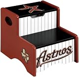 Product details for Guidecraft G11214 Houston Astros Storage Step-Up Stool