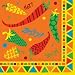 Zesty Peppers Luncheon Napkin