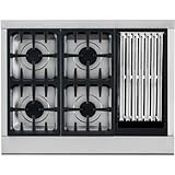DCS CPU364GLL Professional 36 In. Stainless Steel Pro-Style Liquid Gas Rangetop