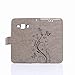Bairry Samsung Galaxy J1 / J100 Case,Butterfly Pattern Wallet Cover Stand Feature PU Leather Flip Ultra Slim Screen Protection Magnetic Closure (Gray)