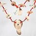 Jewelry : Coral and Fossilized Ivory Animal Fetish Necklace by Georgianna Quandelacy, #671