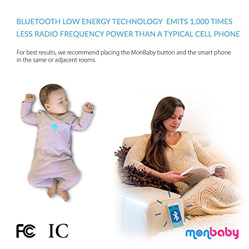 Baby Monitor for Breathing and Movement (White) Baby Shop