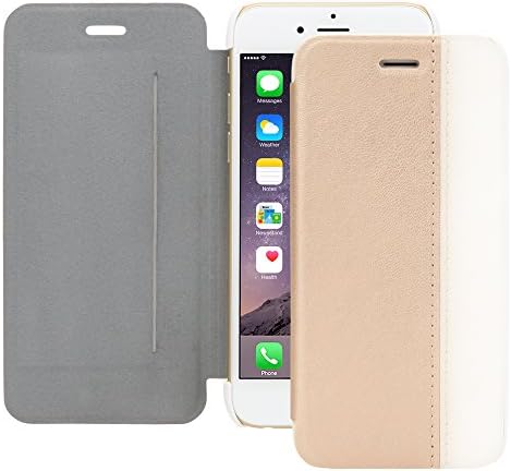 iPhone 6 Case, WOWCASE Cover-Mate Plus UV Case (White / Champagne)