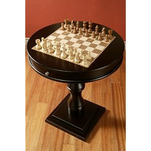 Red Star Artisan Chess Table by 