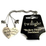 Twilight Movie - Lion and Lamb Broken Heart Necklace Set